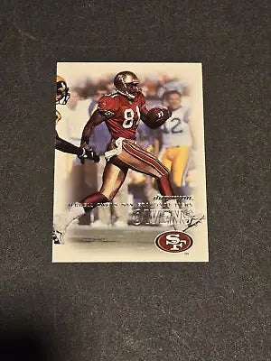 Terrell Owens football card from SkyBox Dominion featuring San Francisco 49ers