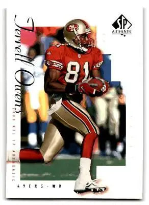 Terrell Owens 2000 SP Authentic trading card #76 for collectors and sports fans