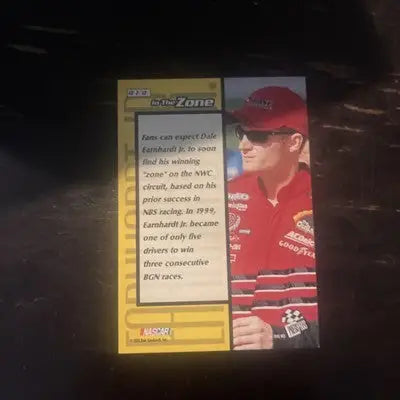 Dale Earnhardt Jr. Press Pass Premium Racing In The Zone Card #IZ 2/12 collectible