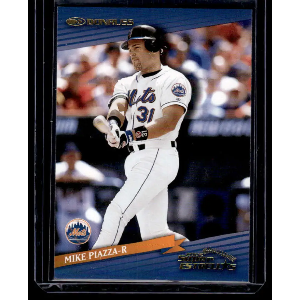 2002 Donruss Super Estrellas #52 Mike Piazza EX/NM New York Mets Baseball Card