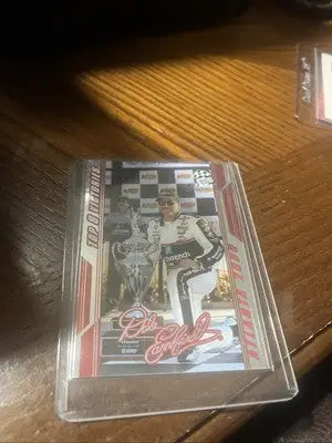 Dale Earnhardt trading card from 2002 Press Pass Premium Atlanta Win #DE-51