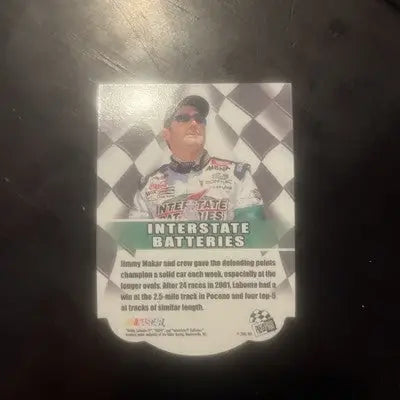 2002 Press Pass #S 7B Bobby Labonte Racing Card featuring Car Showcar design