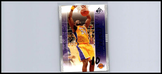 Shaquille O’Neal basketball card from 2003-04 SP Game Used trading cards collection
