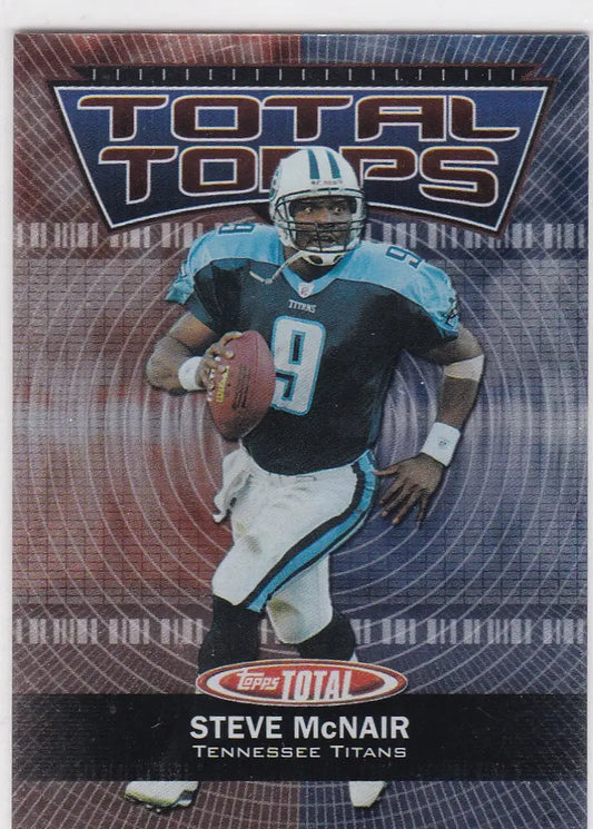 2003 Topps Total #TT4 Steve McNair Total Topps Tennessee Titans - Trading Card