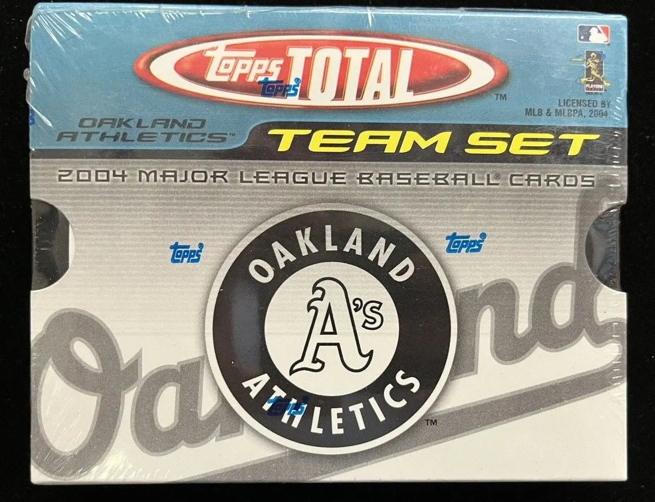 Sealed 2004 Topps Total Oakland Athletics Team Set for Major League Baseball collectors