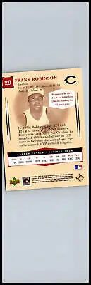Frank Robinson baseball card from 2004 Upper Deck Sweet Spot Classic #29 collection