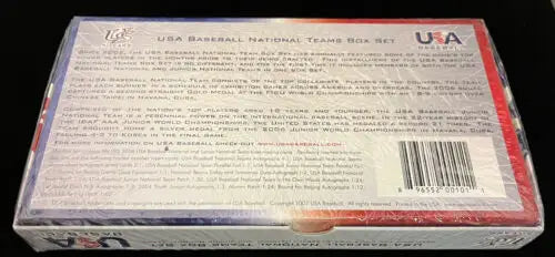 Sealed 2006 USA Baseball National Team Box Set featuring Freddie Freeman for collectors