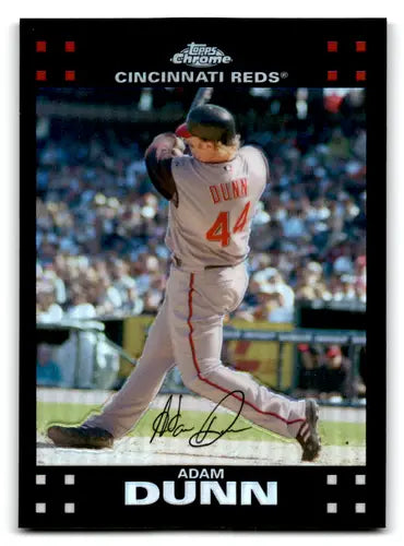 2004 Topps Chrome Adam Dunn baseball card with original gloss from Topps Chrome Refractors