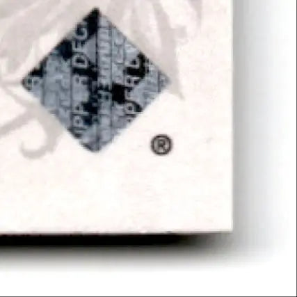 White paper corner with holographic emblem from 2008 Upper Deck Baseball featuring Josh Anderson