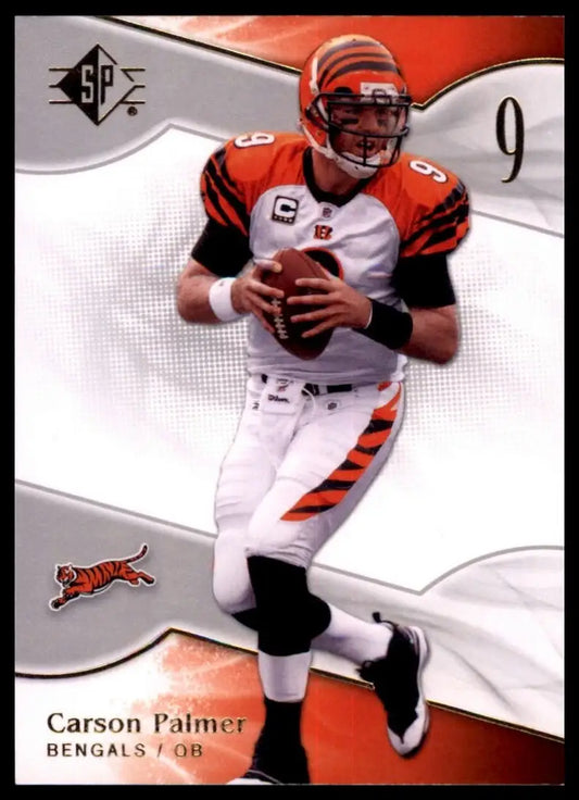 2009 SP Threads Carson Palmer #16 Cincinanti Bengals Football Card NFL Sports - Football Card