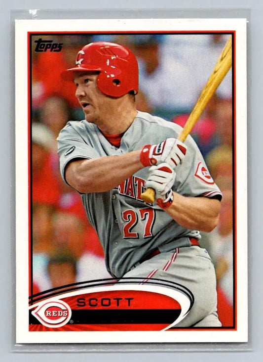Baseball card of Scott Rolen Cincinnati Reds 2012 Topps #255a collectible memorabilia