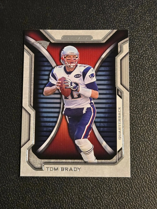 Tom Brady New England Patriots trading card from 2012 Topps Strata retail series