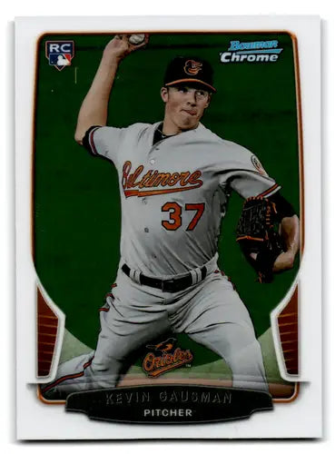 Original gloss 2013 Bowman Chrome Kevin Gausman mint RC rookie baseball card