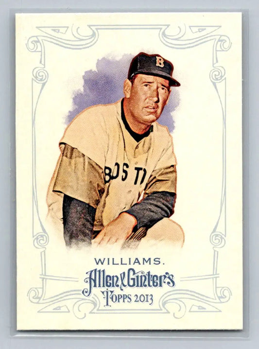 Ted Williams baseball card from 2013 Topps Allen & Ginter #83 Boston Red Sox