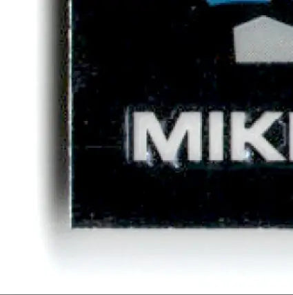 Black electronic device with white lettering from 2013 Topps Baseball Chrome Mike Moustakas #177