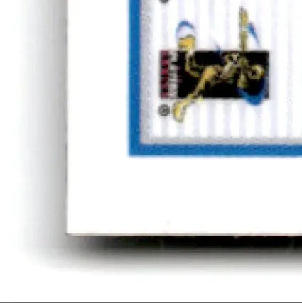 White card with blue border featuring stylized yellow and black figure from Topps Baseball Chrome Mike Moustakas #177 Kansas City Royals