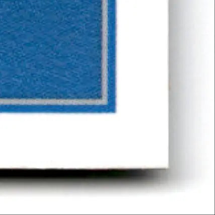 Blue and white framed sign displayed on 2013 Topps Baseball Chrome Mike Moustakas card