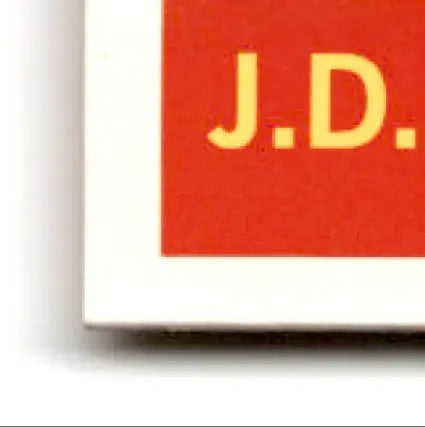 Red rectangle with yellow J.D. text from 2013 Topps Baseball Heritage Houston Astros card