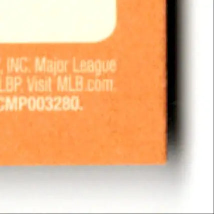 Orange card with white text from Topps Baseball Heritage featuring J.D. Martinez Houston Astros