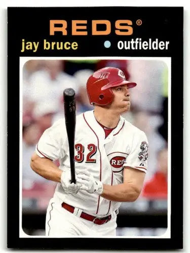 Original gloss of Jay Bruce baseball card from 2013 Topps Update Simply Sandoval series