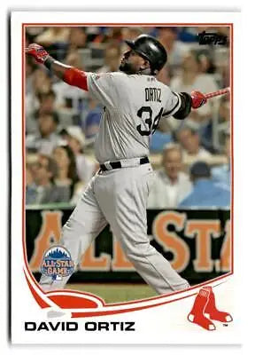 David Ortiz baseball card from 2013 Topps Update US285A David Ortiz edition