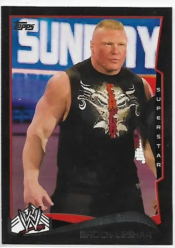 2014 Topps Black #8 Brock Lesnar NM-MT ID:6331 - Trading Cards