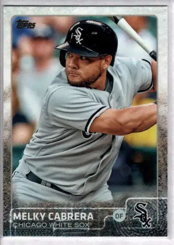 Melky Cabrera baseball card with original gloss from 2015 Topps #623 NM-MT White Sox