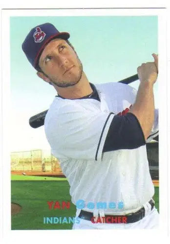 Original gloss 2015 Topps Archives Yan Gomes baseball card Indians NM-MT