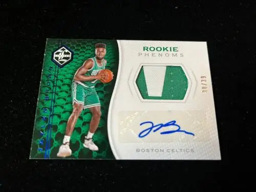 Jaylen Brown 2016-17 Panini Limited Rookie Patch Phenoms Auto Trading Card RPA 30/39
