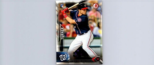 Trea Turner baseball card 2016 Bowman #130 collectible trading card for fans