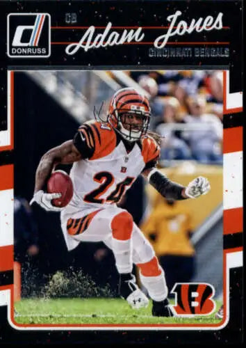 Adam Jones football card from 2016 Donruss #59 with original gloss finish