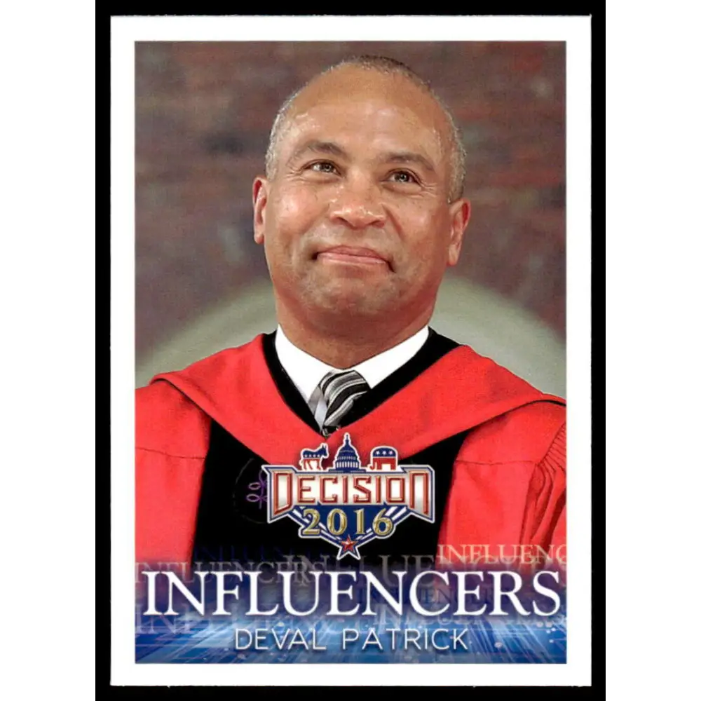 2016 Leaf Decision 2016 #29 Deval Patrick NM-MT Political Trading Card