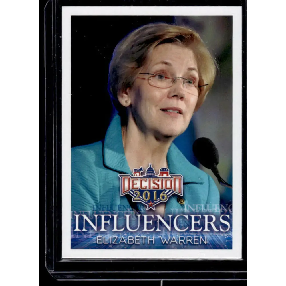 2016 Leaf Decision 2016 #31 Elizabeth Warren NM-MT Political Trading Card