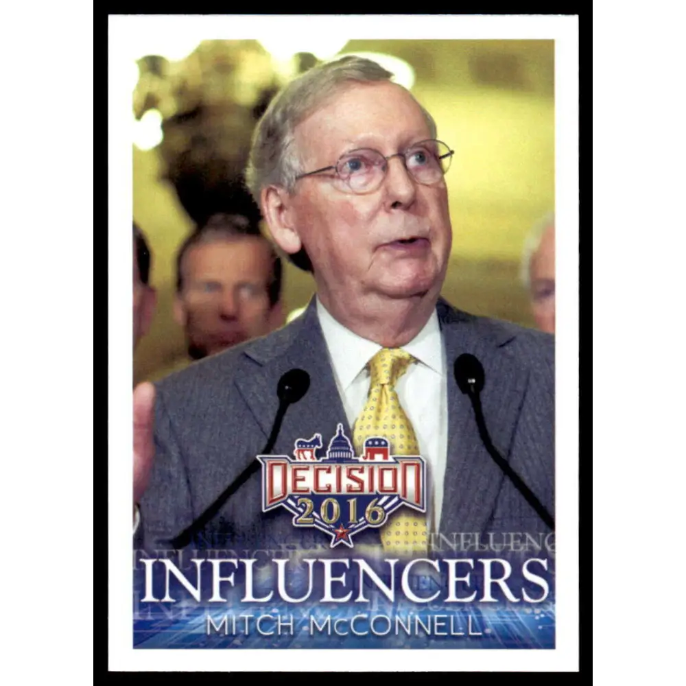 2016 Leaf Decision 2016 #41 Mitch McConnell NM-MT Political Trading Card