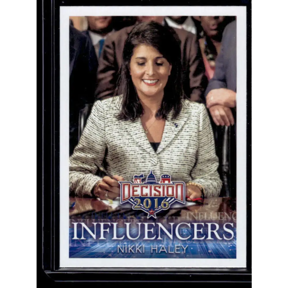 2016 Leaf Decision 2016 #44 Nikki Haley NM-MT Political Trading Card