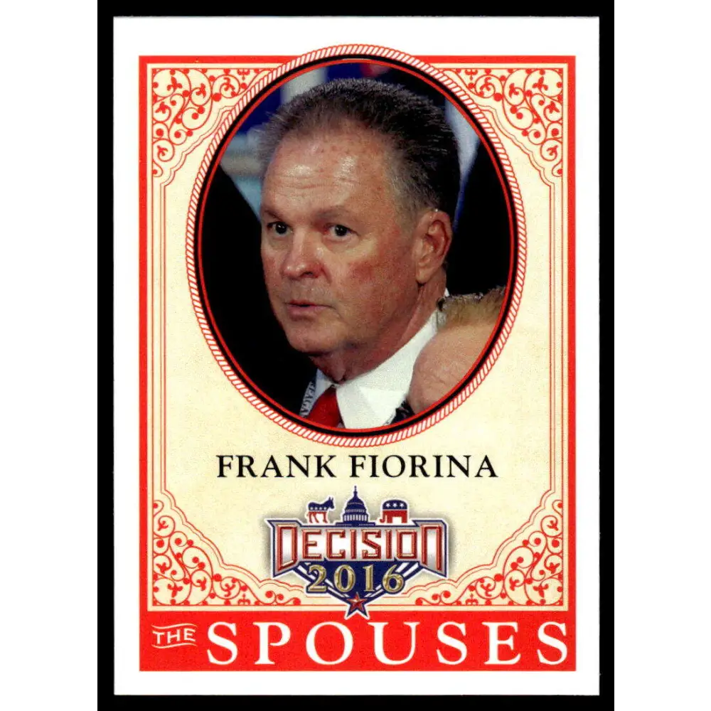 2016 Leaf Decision 2016 #51 Frank Fiorina NM-MT Political Trading Card