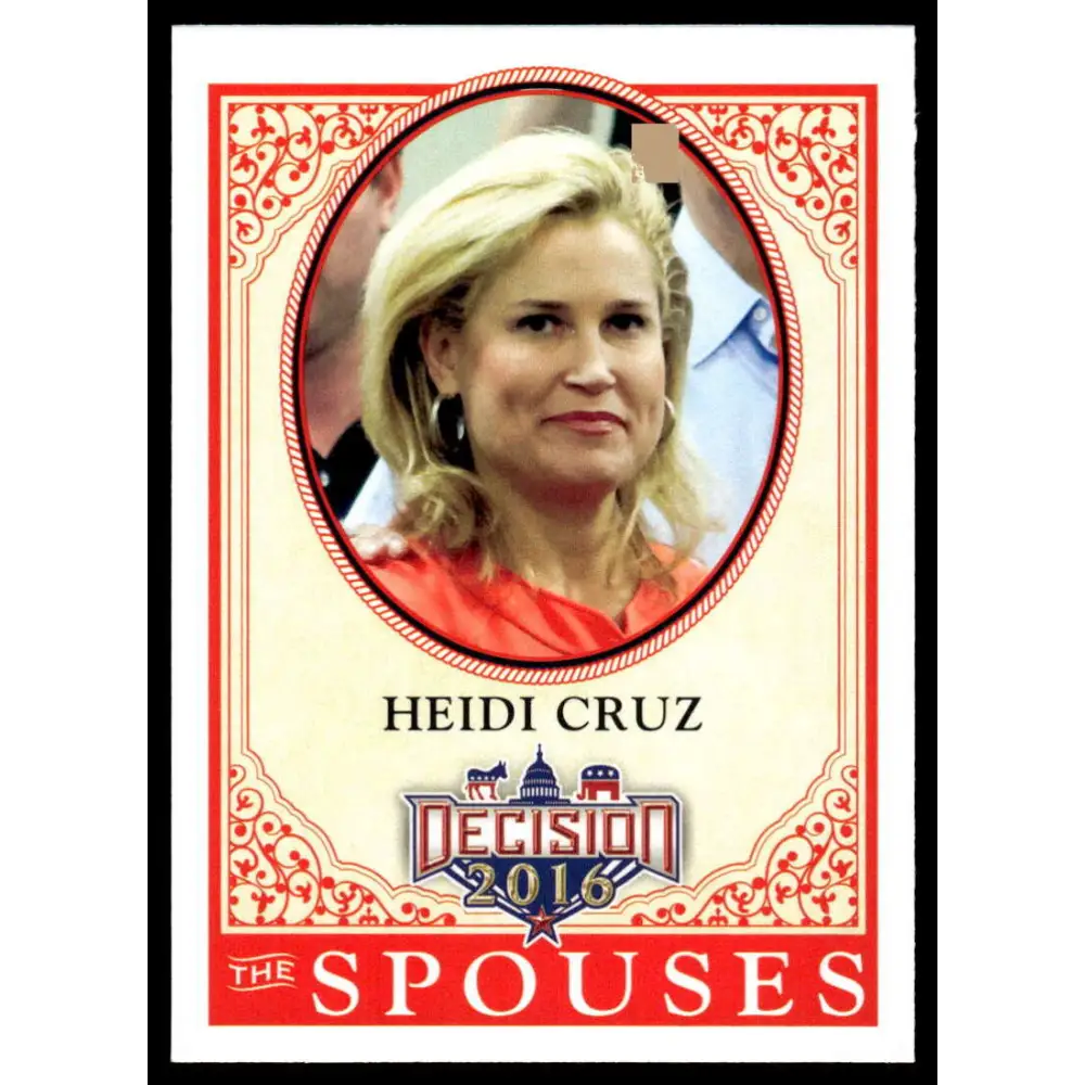 2016 Leaf Decision 2016 #54 Heidi Cruz NM-MT Political Trading Card