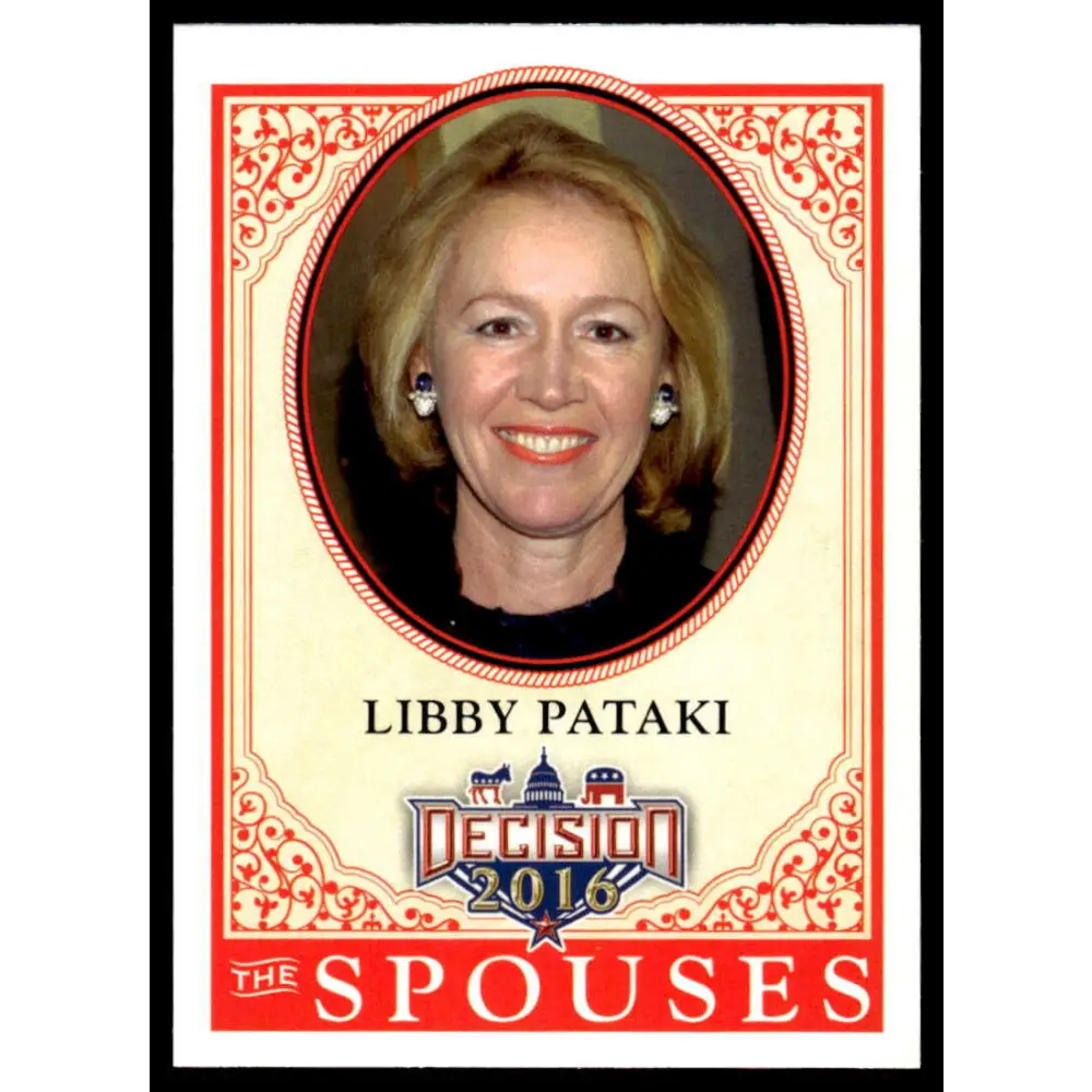 2016 Leaf Decision 2016 #61 Libby Pataki NM-MT Political Trading Card