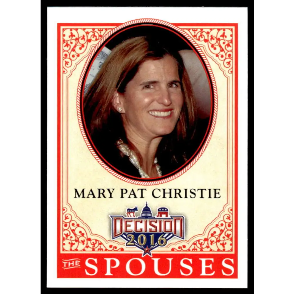 2016 Leaf Decision 2016 #62 Mary Pat Christie NM-MT Political Trading Card