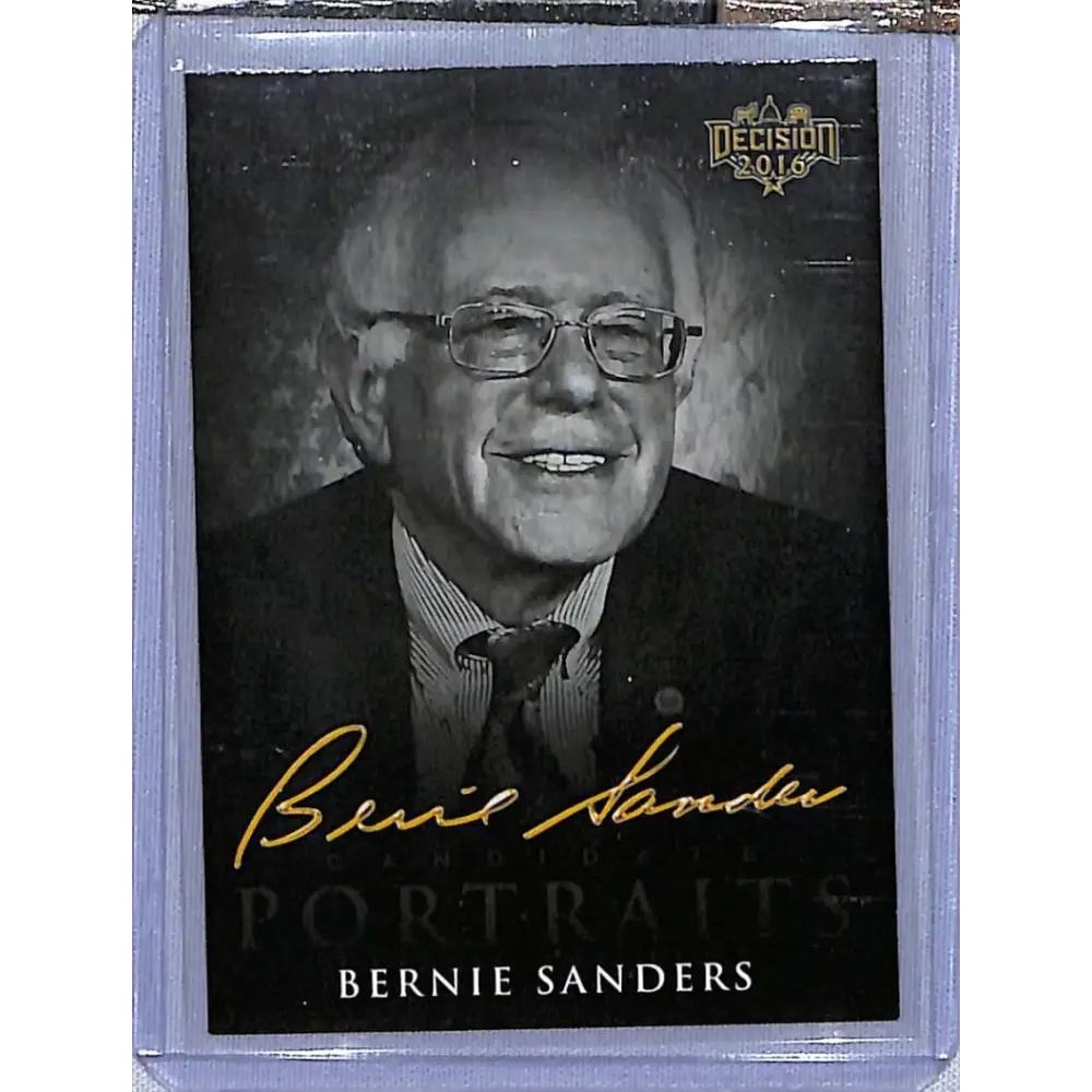 2016 Leaf Decision 2016 Candidate Profiles #CP3 Bernie Sanders NM-MT Political Trading Card