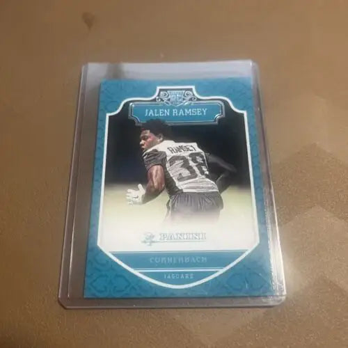 Jalen Ramsey football card from 2016 Panini Rookies series for trading cards collection