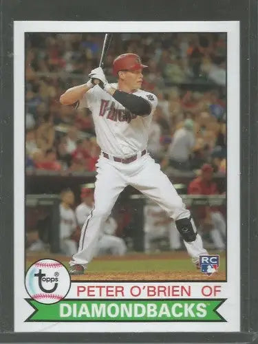 Peter O’Brien baseball card from 2016 Topps Archives with original gloss, rookie Diamondbacks