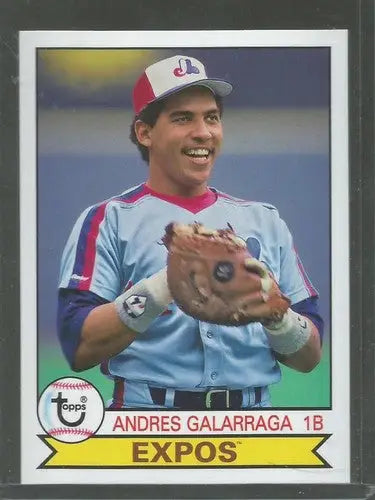 Original gloss Andres Galarraga baseball card from Topps Archives 2016 NM-MT design