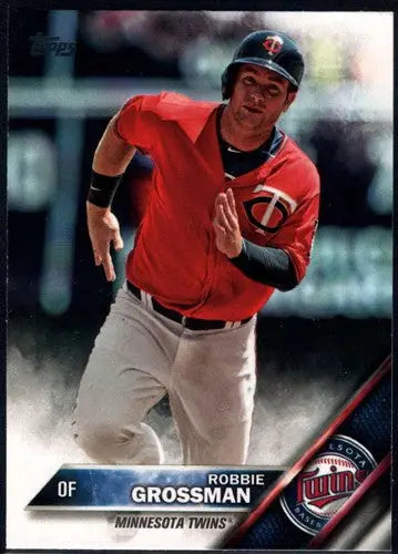 2016 Topps Update US168 Robbie Grossman Twins baseball card NM-MT