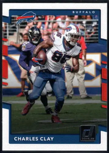 2017 Donruss #148 Charles Clay NM-MT Bills football card with original gloss