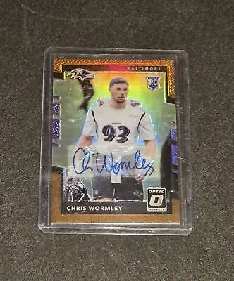 Chris Wormley autographed football card from Donruss Optic 2017 Wormley Rookies Autographs