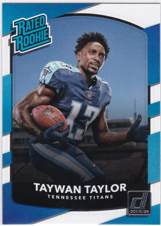 2017 Donruss Rated Rookie #315 Taywan Taylor Tennessee Titans - Unknown