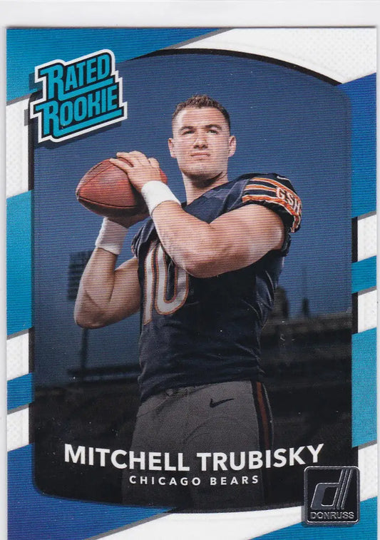 2017 Donruss Rated Rookie #328 Mitchell Trubisky Chicago Bears - Unknown