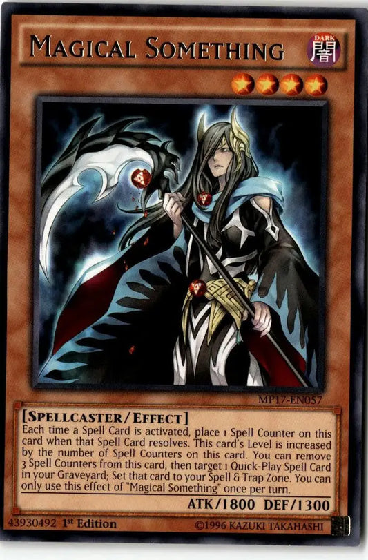 Yu-Gi-Oh! trading card from 2017 Mega-Tins Mega Pack MP17-EN057 Magical Something
