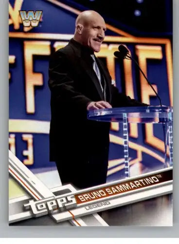 2017 Topps Then Now Forever #185 Bruno Sammartino NM-MT ID:3374 - Trading Cards
